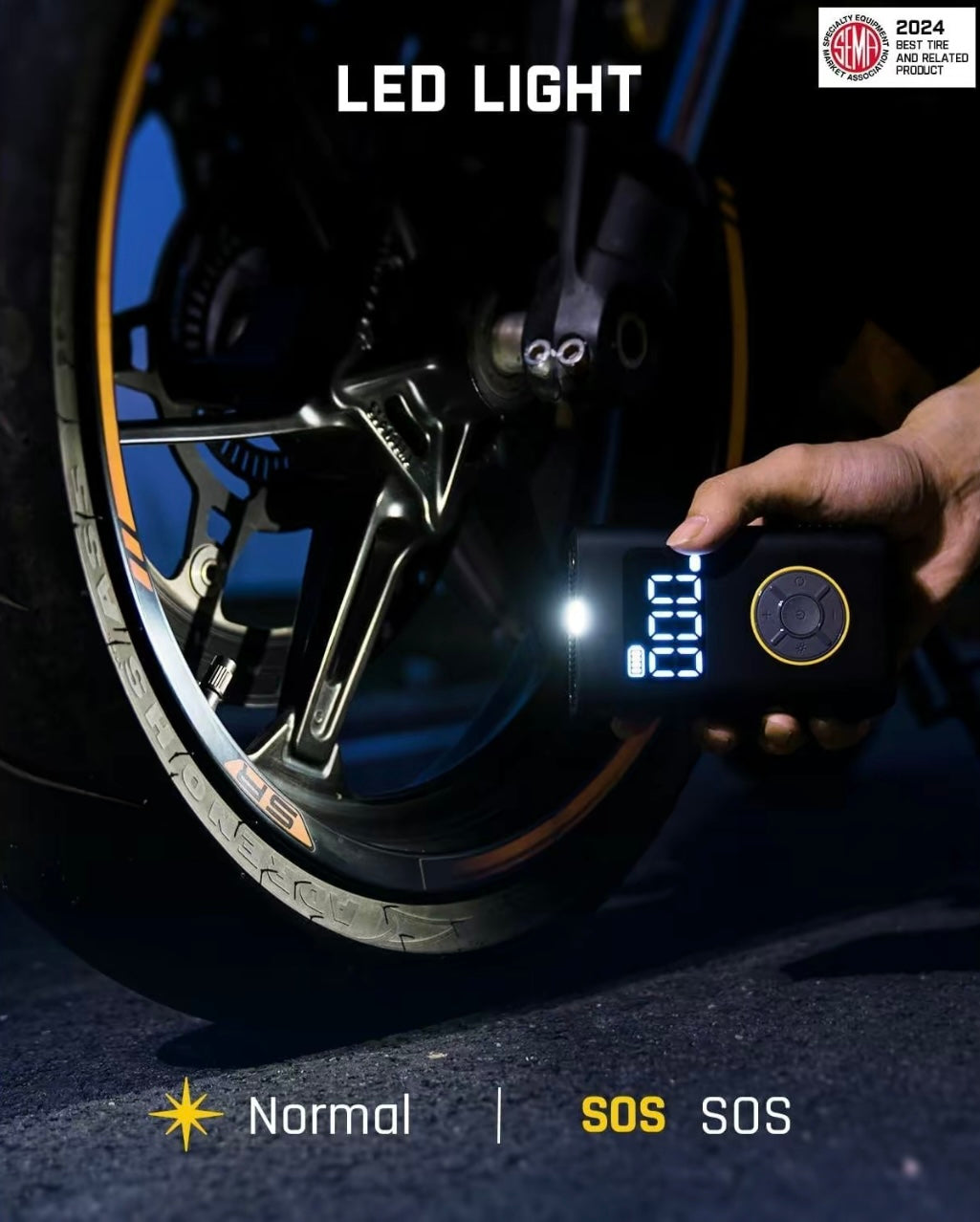 Portable Tire Inflator 150PSI High-Pressure