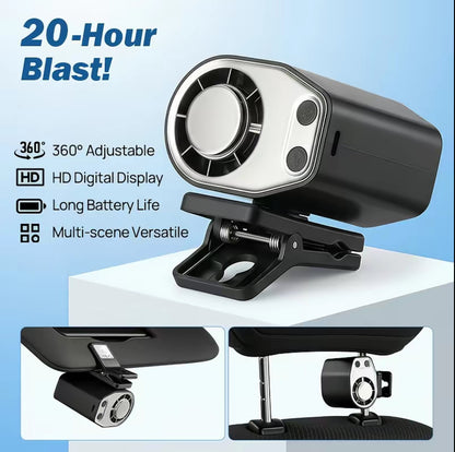 Semiconductor Cooling Car Clip On Fan