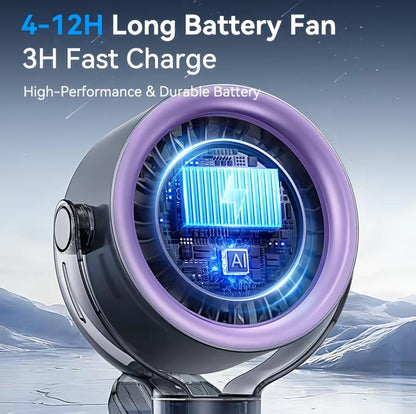 Rechargeable Portable Clip on Fan 100 Speed Touch Control